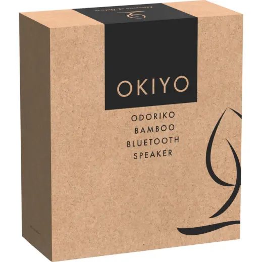 Okiyo Odoriko Bamboo Bluetooth Speaker Gift Box